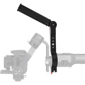 Gimbal Hand Grip for Ronin S, Crane 2 Handheld Gimbal Stabilizer, 1/4in 3/8in Adjustable Handgrip Lanyard Sling Extension Bracket, Monitor Flash Mount Handle Extender (Ronin S version)