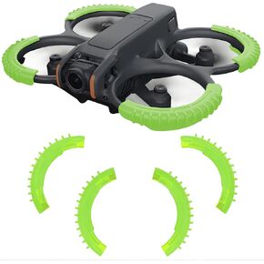 Avata 2 Propeller Guard Protector - Props Bumpers Ring Anti-Collision Silicone Protect Cover for DJI Avata 2 Drone Accessories Black