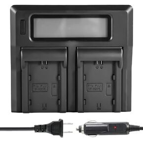 DSTE Replacement for 1.5A Dual Battery Charger Compatible Fujifilm NP-W235 Battery X-T4 Camera