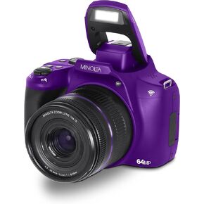 Minolta 64 Mega Pixels Auto Focus Digital Camera with 10x Optical Zoom, 4K Ultra HD Video and Macro Shooting