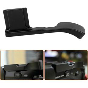 X E3 Aluminum Alloy Hot Shoe Thumb Up Hand Grip for Fuji X E3 X E2S Camera (Black)