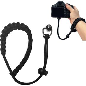 Camera Wrist Strap Adjustable Paracord Camera Hand Straps Lanyard with 1/4 Inch D Ring Screw for DSLR Camera Phone Gimbal Stabilizer Selfie Stick Tripod Mount