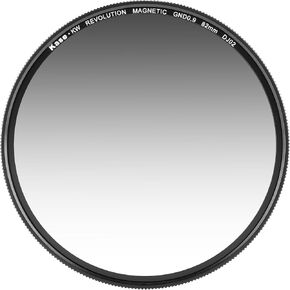 Kase Wolverine Revolution Magnetic 82mm Soft Grad ND8 3 Stop Shockproof Tempered Optical Glass Filter & Adapter