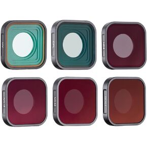 6 عبوات من الأشعة فوق البنفسجية CPL ND8 ND16 ND32 ND64 لـ Gopro Hero 12 /Hero 11/Hero 10/Hero 9 ملحقات كاميرا الحركة محايدة الكثافة مجموعة مرشح المستقطب، مجموعة مرشح CPL/ND حامي لـ GoPro Hero in Kuwait