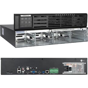 ONWOTE 12MP 64 Channel Raid NVR IP Security Video Audio Recorder, 64CH 6K/ 4K/ 6MP Input, 64CH Commercial NVR, 8 HDD Ports Support 80TB with Plug-in Installation, 2 HDMI Ports Split Screen Display