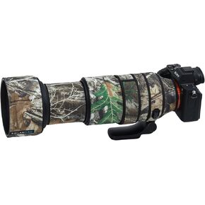 ROLANPRO Waterproof Lens Camouflage Coat for Tamron 150-500mm f5-6.7 Di III VC VXD（A057） Lens Rain Cover Lens Protective Sleeve Case Clothing-#18 Dark Black Waterproof