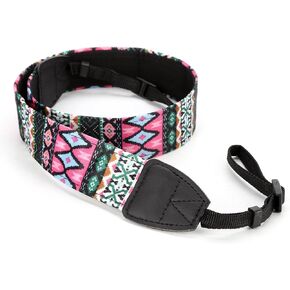 1 X 70CM DSLR Camera Strap Neck Shoulder Strap Belt Color Pinstripe Suitable for CANON EOS Rebel T5i T4i T3i T3 T2i T1i XT XTi XSi SL1 DSLR Cameras