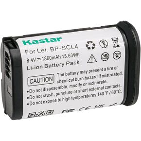 Kastar 1-Pack Rechargeable Li-ion Battery Replacement for Leica BP-SCL4 (16062) Battery, Leica BC-SCL4 Charger, Leica S, Leica Q2, Leica SL Series, Leica SL Typ 601 Camera