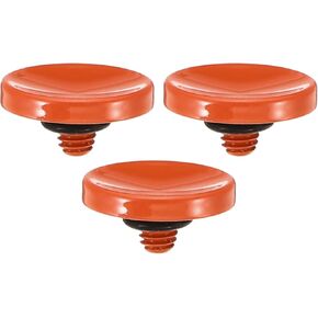 PATIKIL Camera Shutter Button, 3 Pack Soft Shutter Release Button Pure Copper Camera Button Concave Suitable for DSLR/SLR Camera, White