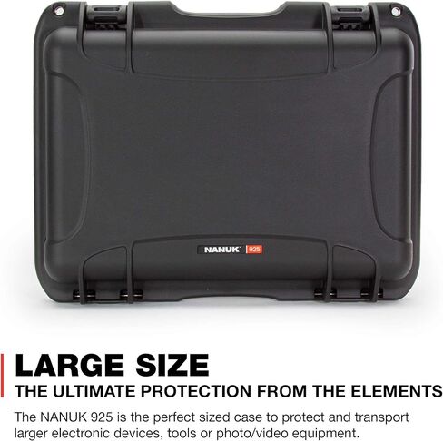 NANUK 925 for DJI Avata 2 Fly More Combo - Waterproof Hard Case with Foam Insert, Graphite in Saudi Arabia