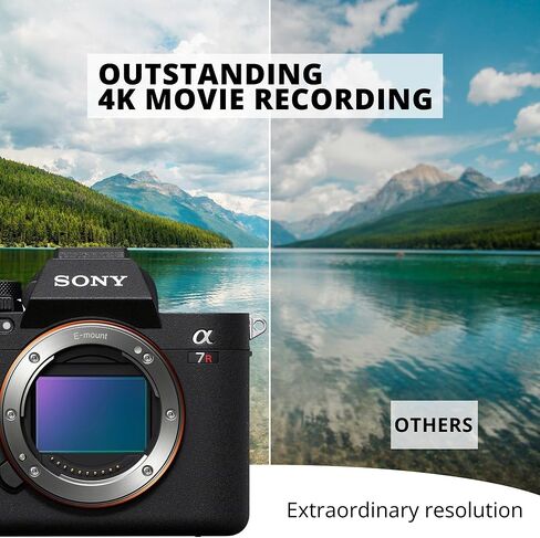 كاميرا Sony Alpha 7 Mark V كاملة الإطار بدون مرآة - عدسة قابلة للتبديل، وقدرات فيديو 4K، وحزمة تقنية التركيز التلقائي المتقدمة مع برامج التحرير، وعدسة 117-50 مم، والملحقات (6 عناصر) in Saudi Arabia