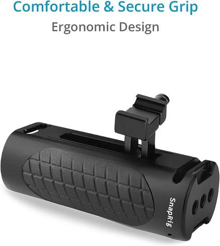 PROAIM SnapRig Mini Side Handle 246 with Up/Down Adjustable Rail Clamp. for Right/Left Side Handgrip with Camera Cages & Rigs. for Small to Mid-Size DSLR DSLM Cameras. in Saudi Arabia