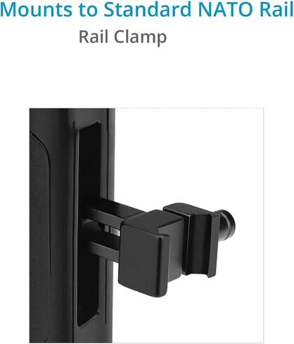 PROAIM SnapRig Mini Side Handle 246 with Up/Down Adjustable Rail Clamp. for Right/Left Side Handgrip with Camera Cages & Rigs. for Small to Mid-Size DSLR DSLM Cameras. in Saudi Arabia