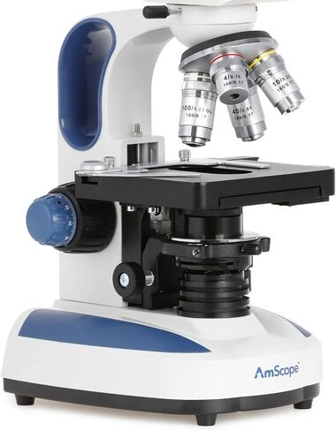 AmScope Exclusive 40X-1000X Advanced Student and Professional Compound Microscope w/Ergonomic Design in Saudi Arabia