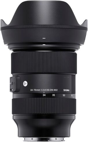Sigma 24-70mm f/2.8 DG DN Art Zoom Full Frame L-Mount Lens Bundle with 64GB SD Card, Hard Case and Photo Video Art Suite (4 Items) in Saudi Arabia