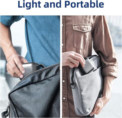 Upgraded Waterproof 2 Packs 360 X3 Batteries with 7000mAh Charging Compartment Battery Charger Box Fast Charge Hub Dual Battery Accessories Charging Station（Gray） in Saudi Arabia