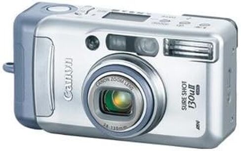 Canon Sure Shot 130u 35MM Point & Shoot Film Camera with 38-130MM Lens, Built-in Flash, Auto Focusing, and Exposure (Renewed) in Saudi Arabia