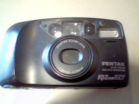 Pentax IQZoom EZY 35mm Point & Shoot Film Camera W/38-70mm AF Zoom Lens - Built-in Flash & Film Winder (Renewed) in Saudi Arabia
