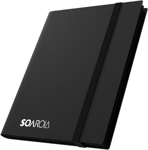 9 Pocket Album Folder, 540 Side Loading Pocket Binder, Kpop Photocard Holder Book, for Fujifilm Instax Mini Camera, Polaroid Camera, Kpop Photos and TCG (Black), ‎SRL-PP540 in Saudi Arabia