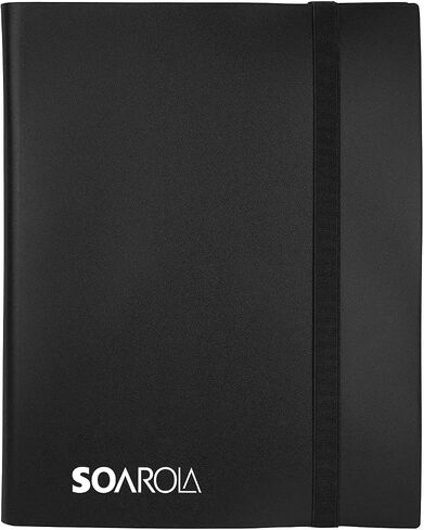 9 Pocket Album Folder, 540 Side Loading Pocket Binder, Kpop Photocard Holder Book, for Fujifilm Instax Mini Camera, Polaroid Camera, Kpop Photos and TCG (Black), ‎SRL-PP540 in Saudi Arabia
