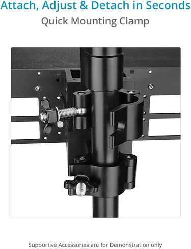 PROAIM Base Workstation for Proaim Alpha Stand. 360° Rotation & Adjustable Sliding. 38 to 50mm Clamping Range. for Laptop & Camera Support Accessories (TP-ALPA-BW) in Saudi Arabia