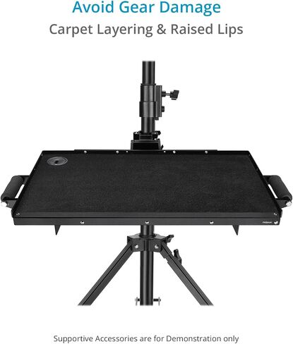 PROAIM Base Workstation for Proaim Alpha Stand. 360° Rotation & Adjustable Sliding. 38 to 50mm Clamping Range. for Laptop & Camera Support Accessories (TP-ALPA-BW) in Saudi Arabia