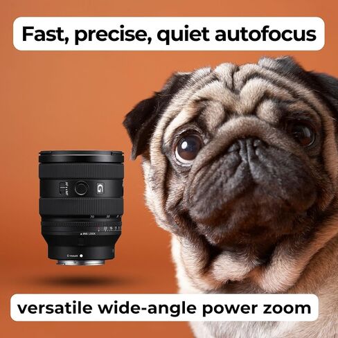 Sony FE 20-70mm F4 G Compact Zoom Lens - Professional Photography Gear with Fast Autofocus - Full-frame E-Mount Bundle with 64GB Memory Card, Editing Software, Camera Case, and Accessories (5 Items) in Saudi Arabia