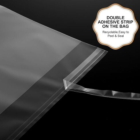 Phiocxem 100 Pack Acid-Free Crystal Clear Sleeves Storage Bags for 12x12 Art Prints/Framing Mat Mattes/Photos/Pictures,OPP Sleeves Storage Bags(Bag Size: 12 2/5"/31.5cmX 12 3/5"/32cm) in Saudi Arabia