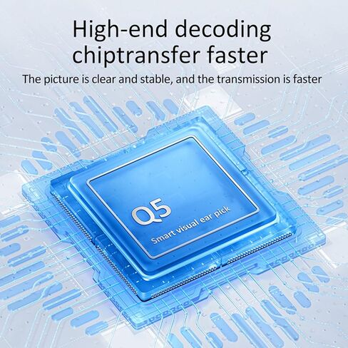 Otoscope with Light for iPhone iPad - Ultra Clear View Ear Scope Otoscope with Light | 3.5mm Otoscope Camera with Ear Wax Removal Tools | Ear Otoscope Supports Photo Capture & Video Recording in Kuwait