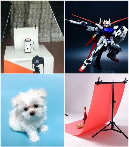 حامل خلفية محمول على شكل حرف T، 5 × 6.56 قدم / 150 × 200 سم قابل للتعديل للصور من PVC مجموعة نظام حامل دعم الخلفية مع حقيبة حمل، 3 مشابك زنبركية للتصوير الفوتوغرافي وحفلات استوديو الفيديو وحفلات الزفاف in Kuwait