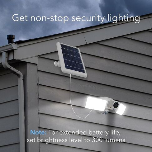 Wasserstein Floodlight واللوحة الشمسية المتوافقة مع Wyze Cam Outdoor/Outdoor V2 وWyze Battery Cam Pro - حل أمان كامل لكاميرا Wyze Outdoor V2/Battery Cam Pro (الكاميرا غير متضمنة) in Kuwait
