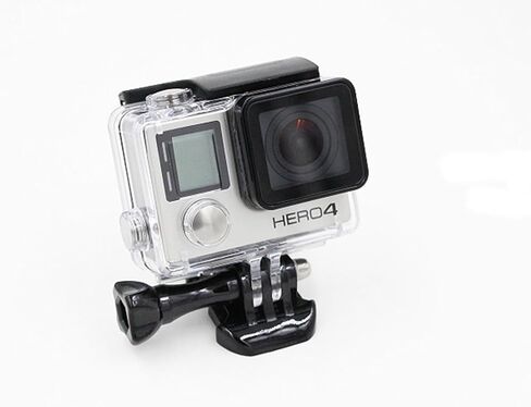 حافظة الإسكان شفافة تناسب GoPro Hero 4 3 Plus حافظة مضادة للماء، غطاء حماية حماية للغوص من Enegg، ملحقات بطول 45 مترًا متوافقة مع كاميرا Go Pro Hero 4 3+ Action in Kuwait