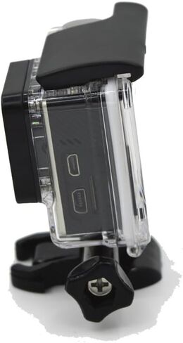 حافظة الإسكان شفافة تناسب GoPro Hero 4 3 Plus حافظة مضادة للماء، غطاء حماية حماية للغوص من Enegg، ملحقات بطول 45 مترًا متوافقة مع كاميرا Go Pro Hero 4 3+ Action in Kuwait