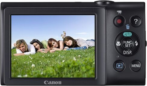 كاميرا Canon PowerShot A2300 IS الرقمية بدقة 16.0 ميجابكسل مع تكبير بصري 5x (أسود) (متجدد) in Saudi Arabia