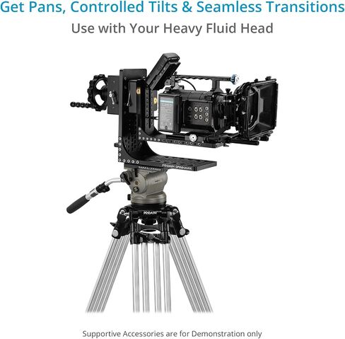 PROAIM Spinhawk Professional 360° Rolling Head for Heavy Camera Setups. for Filmmakers & Cinematographers. Offers Payload up to 40kg / 88lb. (GH-SPHK-01) in Saudi Arabia