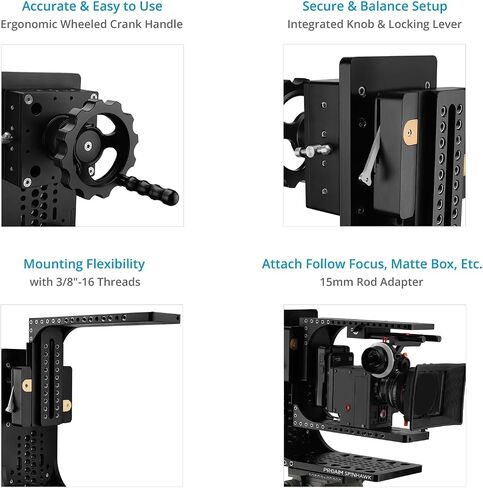 PROAIM Spinhawk Professional 360° Rolling Head for Heavy Camera Setups. for Filmmakers & Cinematographers. Offers Payload up to 40kg / 88lb. (GH-SPHK-01) in Saudi Arabia