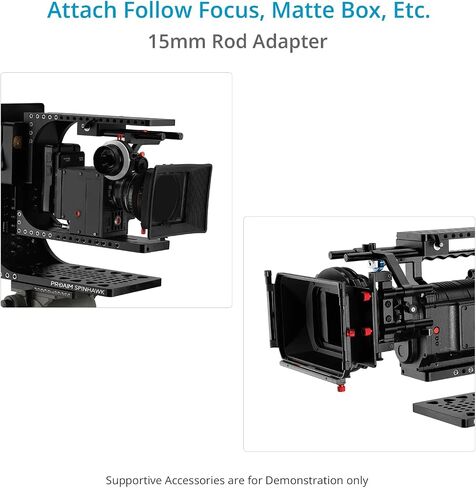 PROAIM Spinhawk Professional 360° Rolling Head for Heavy Camera Setups. for Filmmakers & Cinematographers. Offers Payload up to 40kg / 88lb. (GH-SPHK-01) in Saudi Arabia