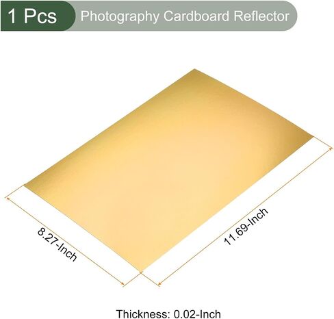 YOKIVE Photography Cardboard Reflector, Light Board Diffuser Background | for Product Studio Photo Shooting (Black, 12"x8") in Saudi Arabia