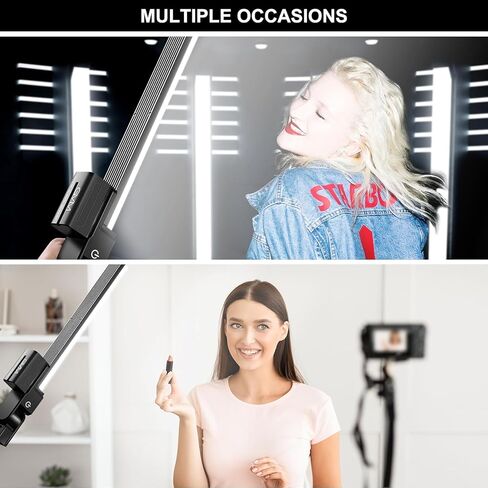GVM LED Video Light Sticks Photography Light Portable Handheld Wand, Battery Powered Rotatable&Splicable Studio Light Kit for Portrait, YouTube,Outdoor Video in Saudi Arabia