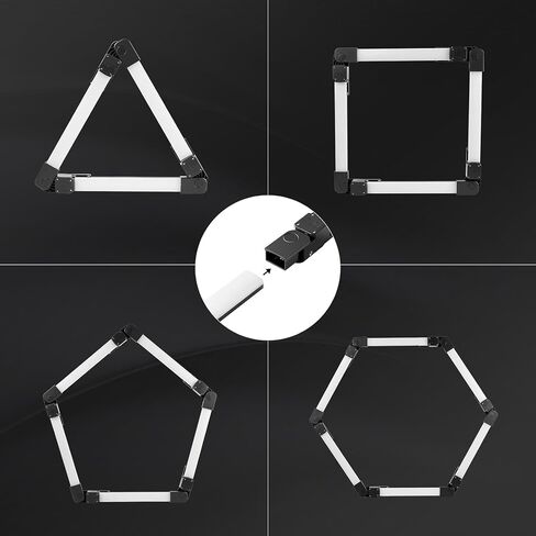 GVM LED Video Light Sticks Photography Light Portable Handheld Wand, Battery Powered Rotatable&Splicable Studio Light Kit for Portrait, YouTube,Outdoor Video in Saudi Arabia