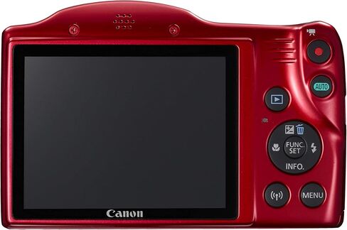 كاميرا Canon PowerShot SX420 الرقمية مع زووم بصري 42x - مع تمكين Wi-Fi وNFC (أحمر) (متجدد) in Saudi Arabia