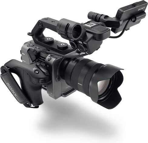 كاميرا Sony FX6 Cinema Line كاملة الإطار ومجموعة أدوات عدسة G مقاس 24-105 مم من Sony FE مع بطاقة ذاكرة سعة 160 جيجابايت (عبوتان)، حزمة بطارية قابلة لإعادة الشحن BPU-70، وحافظة صلبة مع رغوة قابلة للتخصيص (5 قطع) in Saudi Arabia