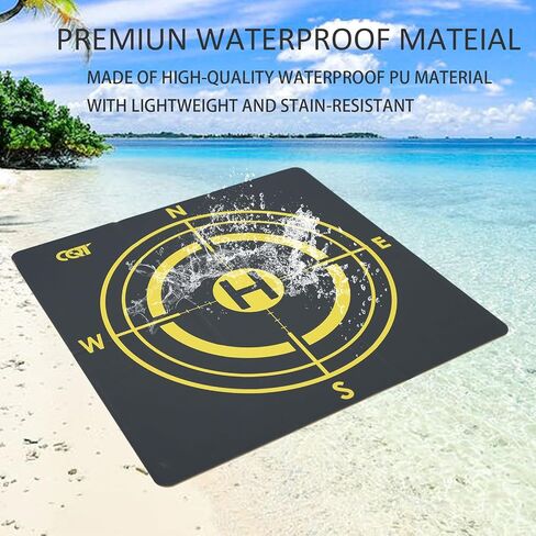 CQT Drone Landing Pad Universal Waterproof Weighted Portable Fast-Foldable Helipad Launch for DJI Mavic 3 Pro/Mini 2 SE/Air 2 2S/Mini 3 4 Pro/Mavic 2/Holy Stone/FPV/Avata/RC Quadcopters Accessories in Saudi Arabia