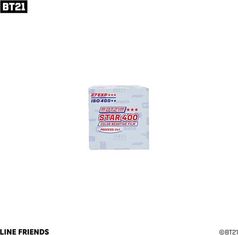 BT21 Star 400 35MM Color Negative Film 27EXP، ISO400، 135، سينمائي، نمط الصور المتحركة، عملية C41 in Kuwait