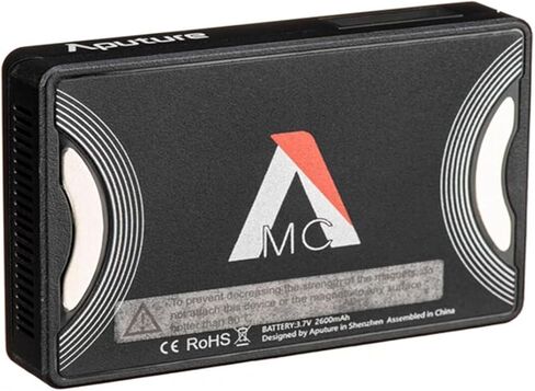 Aputure Amaran MC RGBWW LED On Camera Light Portable Photography Light TLCI/CRI 96+ RGB 0-360 Full Color 3200-6500K Adjustable 0-100% Stepless Dimming with Magnet Adsorption Function,Wireless Charging in Saudi Arabia