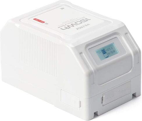 بطارية VILTROX 150W V Mount، 14.8V 10050mAh V Lock V-Mount، تدعم الشحن السريع 65W PD مع مقابس D-TAP BP USB-C USB-A وشاشة OLED للكاميرات وكاميرات الفيديو والشاشات والهواتف الذكية in Kuwait