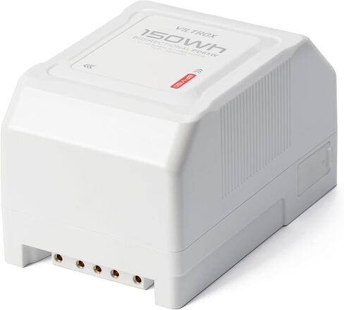 بطارية VILTROX 150W V Mount، 14.8V 10050mAh V Lock V-Mount، تدعم الشحن السريع 65W PD مع مقابس D-TAP BP USB-C USB-A وشاشة OLED للكاميرات وكاميرات الفيديو والشاشات والهواتف الذكية in Kuwait