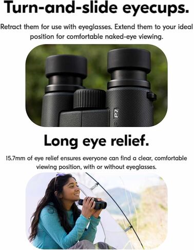 Nikon Prostaff P3 10x42 (16777) Black Binoculars Bundle with Lens Pen, and Cloth - High Powered Compact Adult Binoculars for Hunting, Bird Watching, and Hiking Essentials, Zoom Lightweight Travel in Saudi Arabia