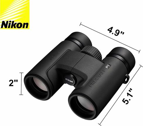 Nikon Prostaff P3 10x42 (16777) Black Binoculars Bundle with Lens Pen, and Cloth - High Powered Compact Adult Binoculars for Hunting, Bird Watching, and Hiking Essentials, Zoom Lightweight Travel in Saudi Arabia