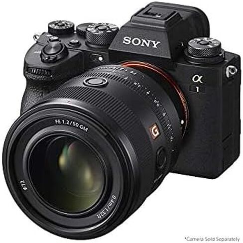 Sony FE 50mm F1.2 GM (SEL50F12GM) Full-Frame Lens Bundle with Backpack, 72mm 3PC Filter Kit, Lexar 64GB SD Card, Monopod + More | Sony 50mm Lens in Kuwait